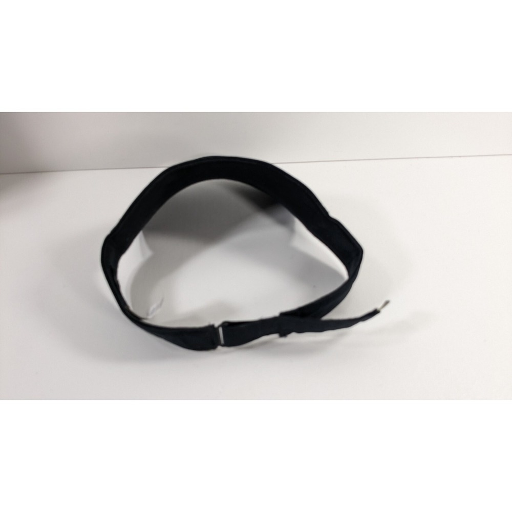 Under Armour Womens Athletic Visor Black Reflective Logo Adjustable OSFA Hat - Picture 2 of 7